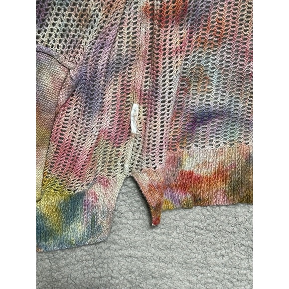 Eddie Bauer Longer Sweater Vest Size Large Soft Knit Classy Tie Dye - Picture 6 of 10